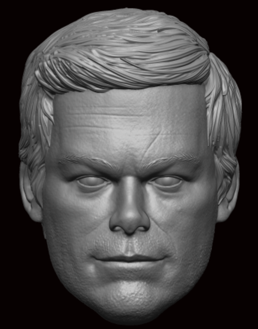 Testa Di Dexter Morgan Scala 1/12 – Modellino In Resina Non Verniciato Per Action Figure